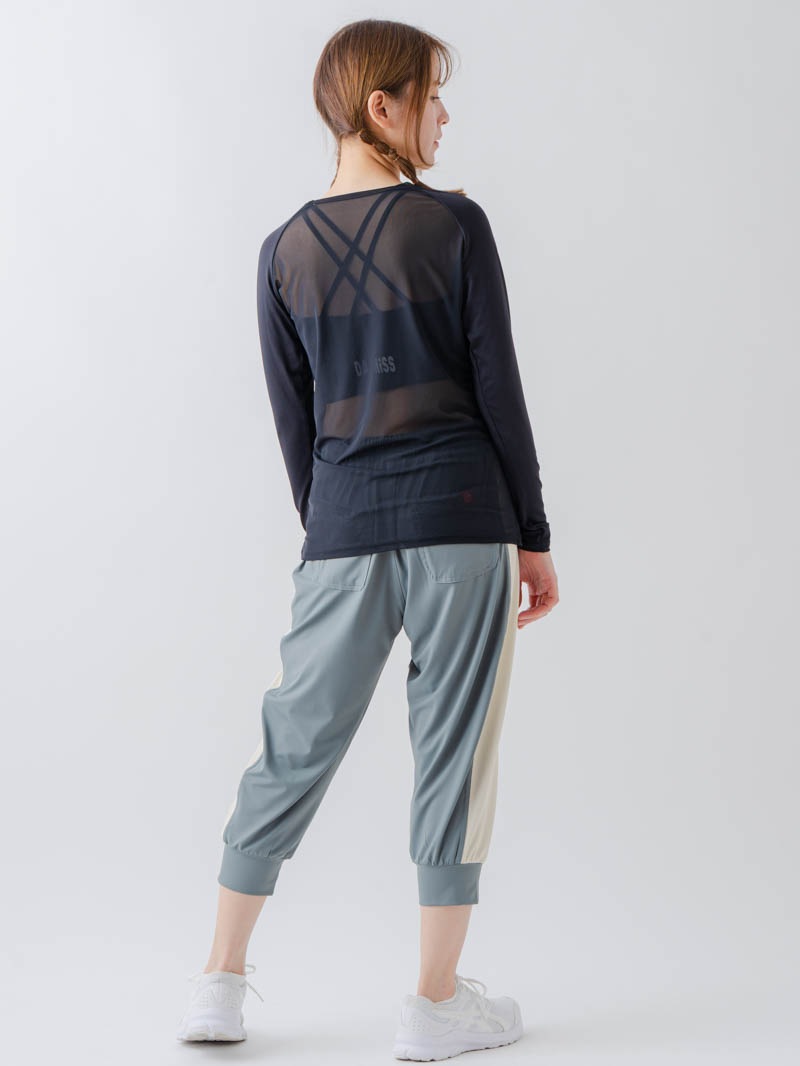 長袖メッシュインナー  ブラック  1635-1703