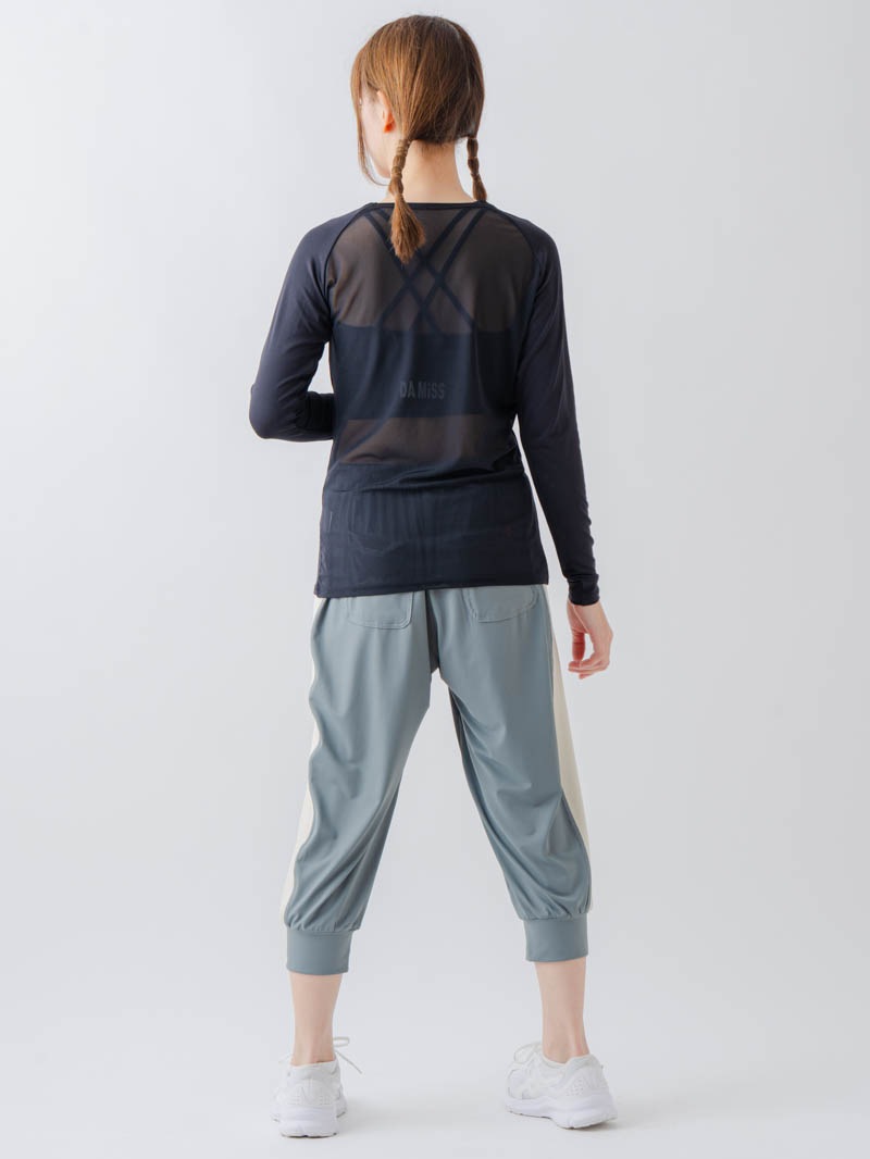 長袖メッシュインナー  ブラック  1635-1703