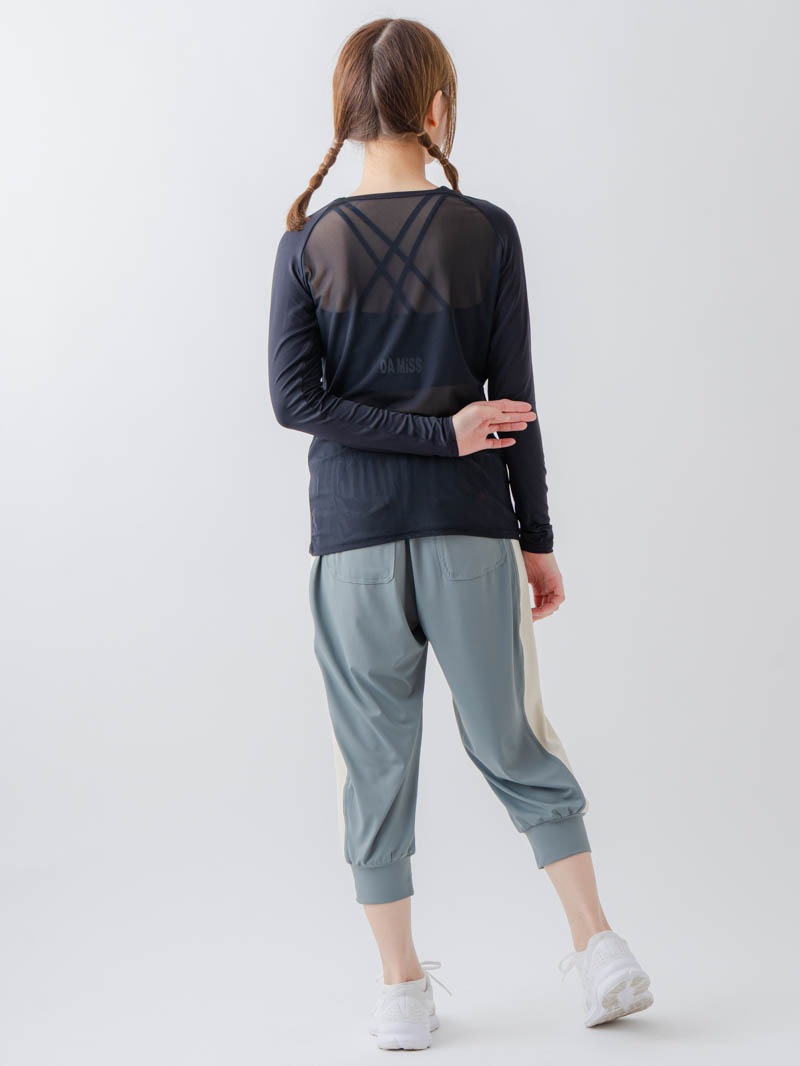 長袖メッシュインナー  ブラック  1635-1703