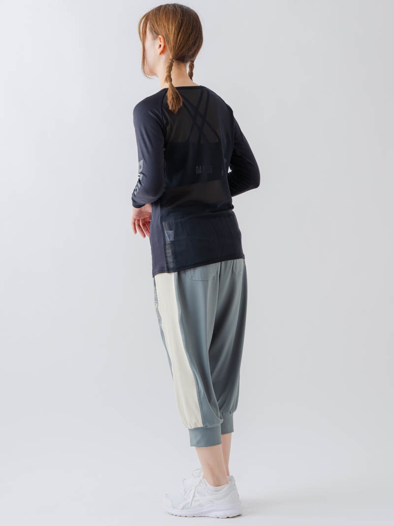 長袖メッシュインナー  ブラック  1635-1703