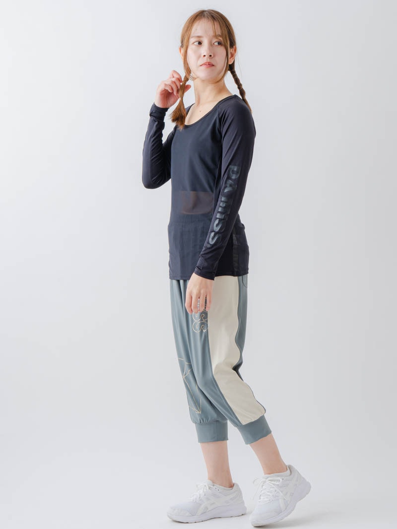 長袖メッシュインナー  ブラック  1635-1703