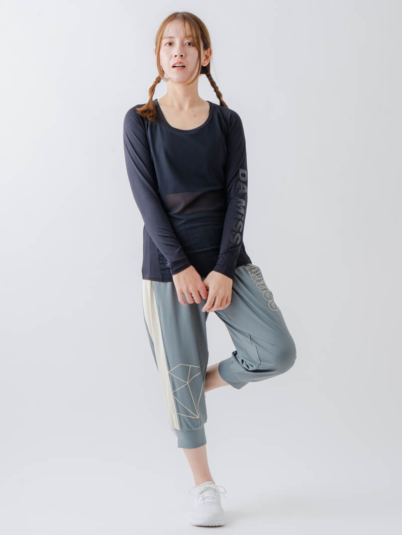 長袖メッシュインナー  ブラック  1635-1703