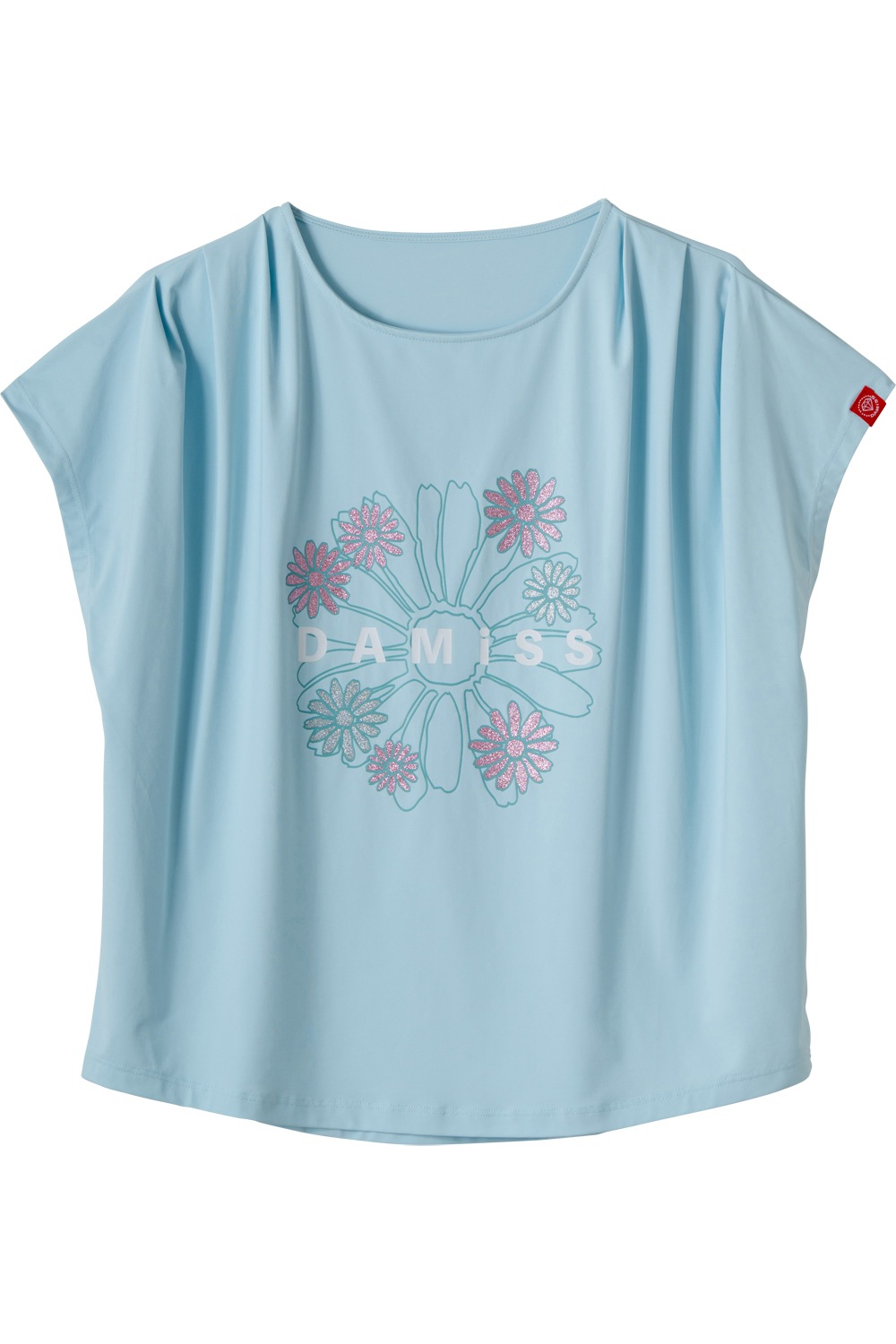 フラワータックTシャツ ホワイト 1534-1431