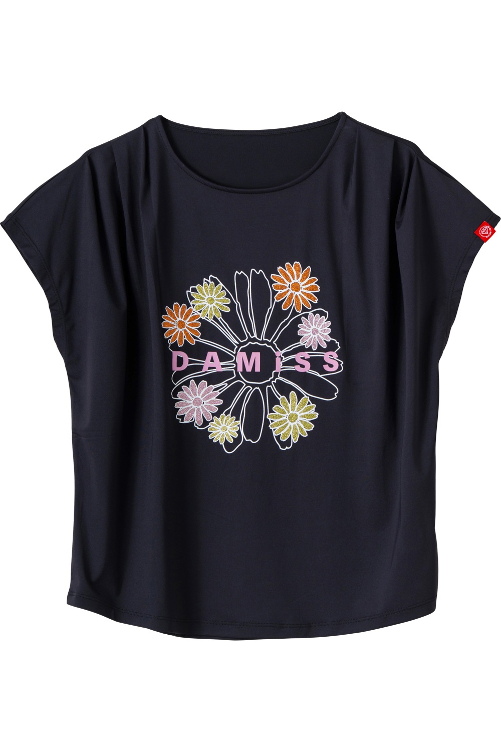 フラワータックTシャツ ホワイト 1534-1431