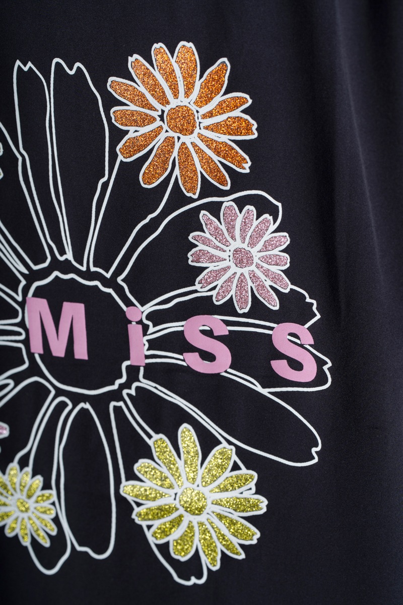 フラワータックTシャツ ホワイト 1534-1431