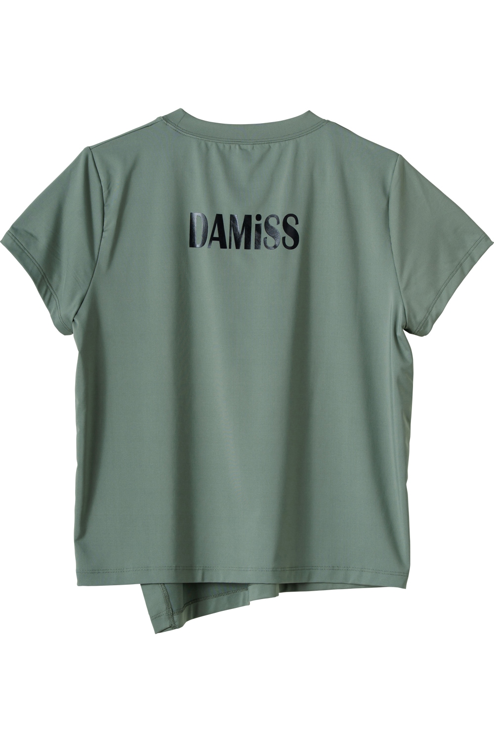 ダイヤラインストーンTシャツ カーキ 1534-1432