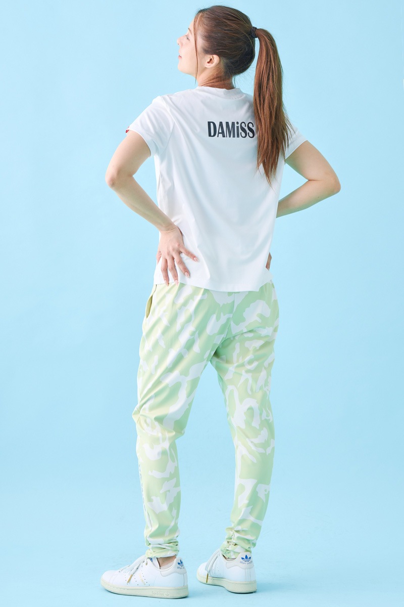 ダイヤラインストーンTシャツ ホワイト 1534-1432