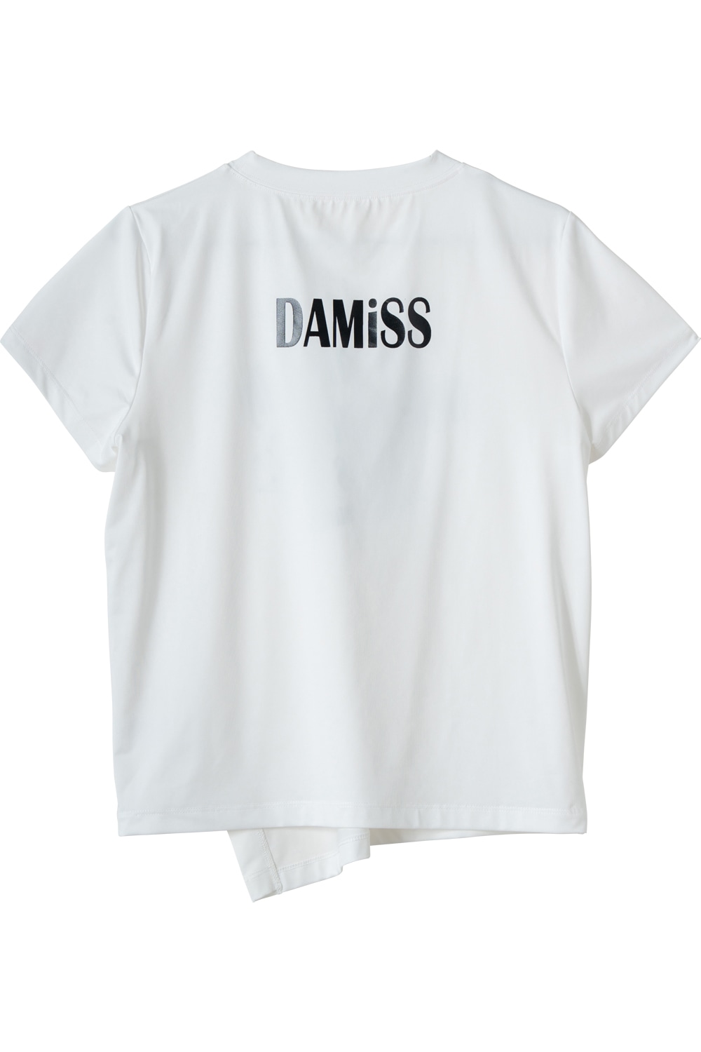 ダイヤラインストーンTシャツ ホワイト 1534-1432