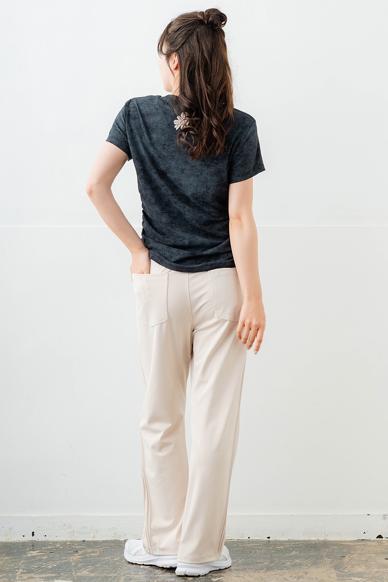 【先行割10%OFF】 メタルフローラルTシャツ ブラック 1634-1474【6/12まで】