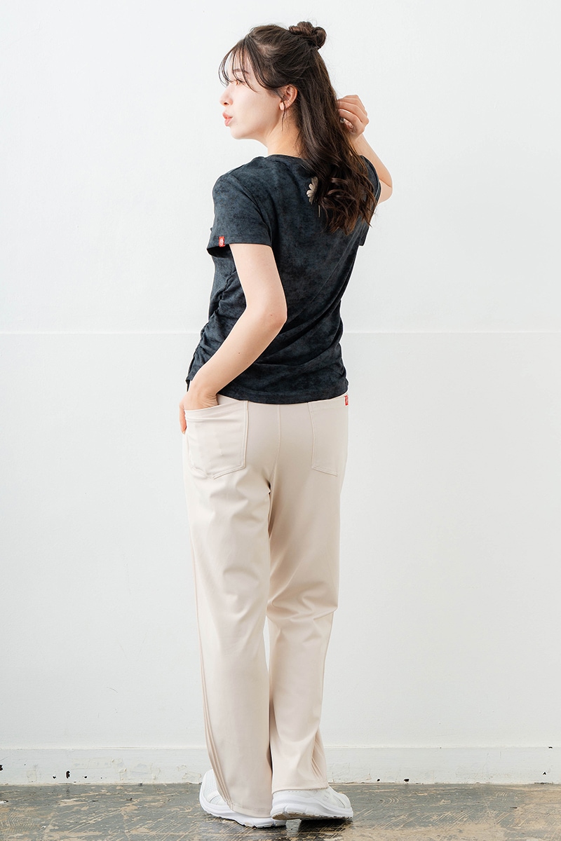 【先行割10%OFF】 メタルフローラルTシャツ ブラック 1634-1474【6/12まで】