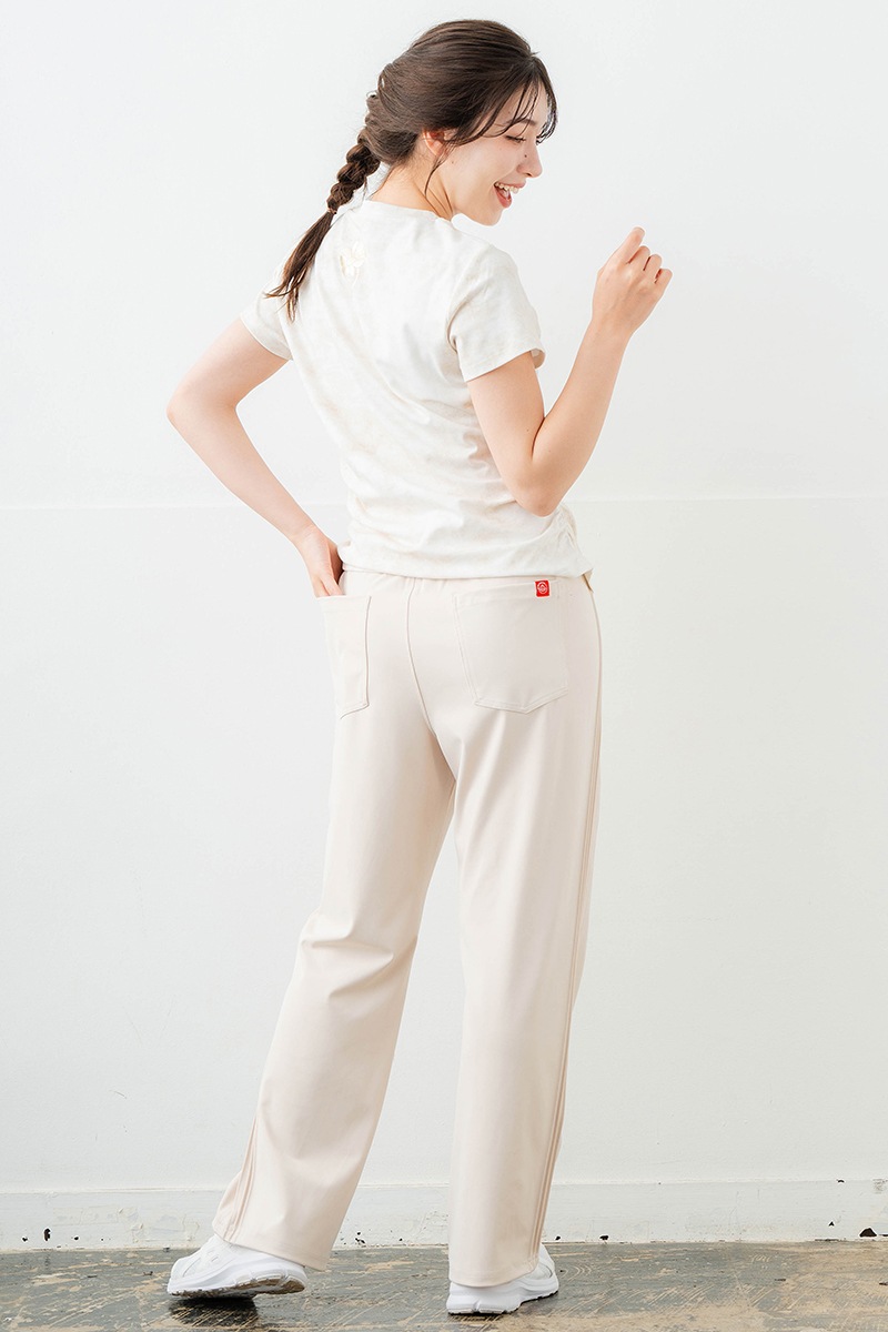 【先行割10％OFF】　メタルフローラルTシャツ アイボリー　1634-1474【6/12まで】