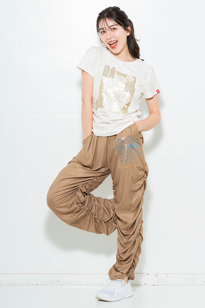 【先行割10％OFF】　メタルフローラルTシャツ アイボリー　1634-1474【6/12まで】