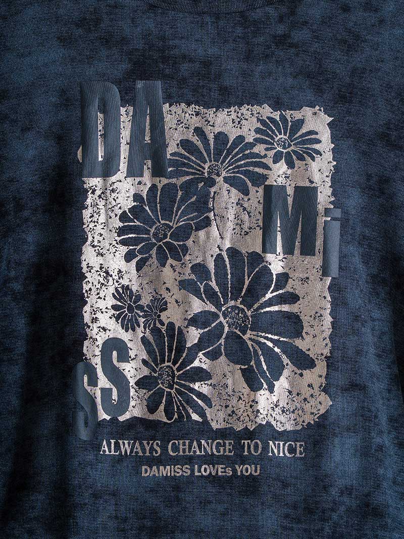 【先行割10％OFF】　メタルフローラルTシャツ アイボリー　1634-1474【6/12まで】