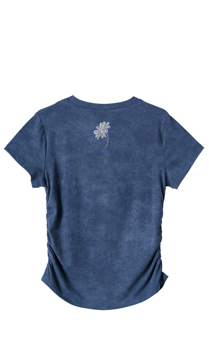 【先行割10％OFF】　メタルフローラルTシャツ アイボリー　1634-1474【6/12まで】