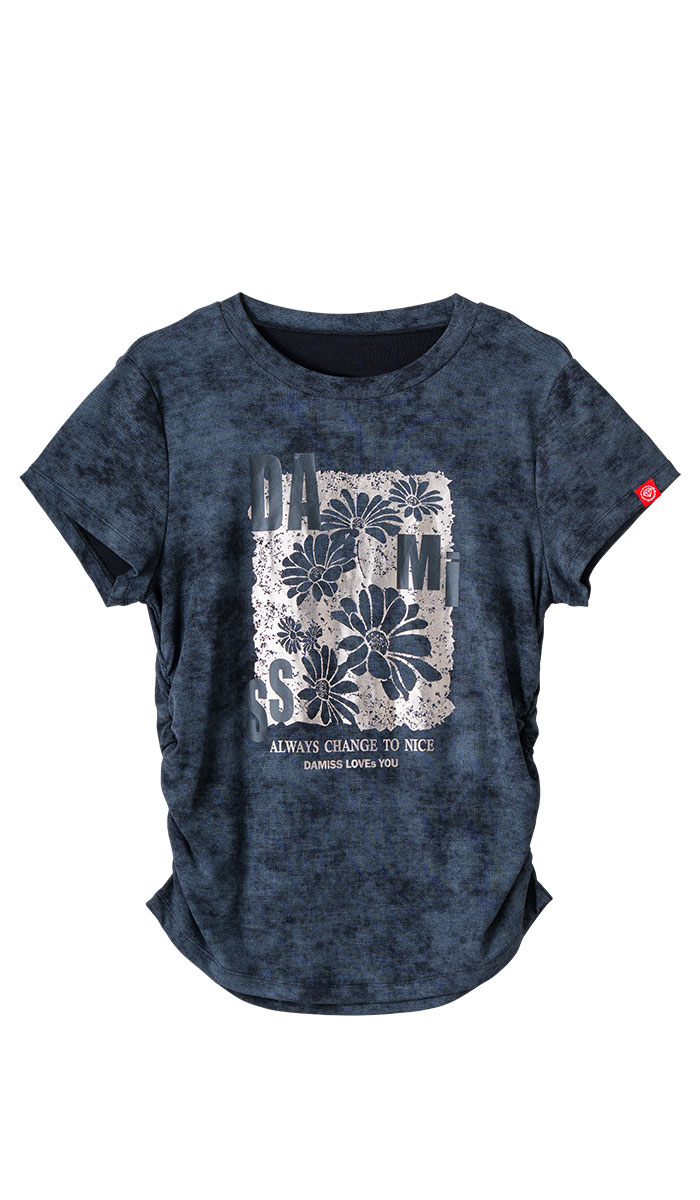 【先行割10％OFF】　メタルフローラルTシャツ アイボリー　1634-1474【6/12まで】