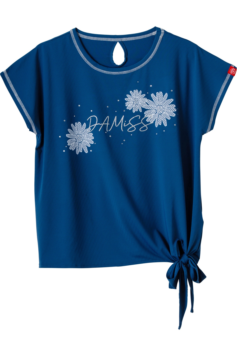 ドットフラワーストーンTシャツ ネイビー 1534-1610