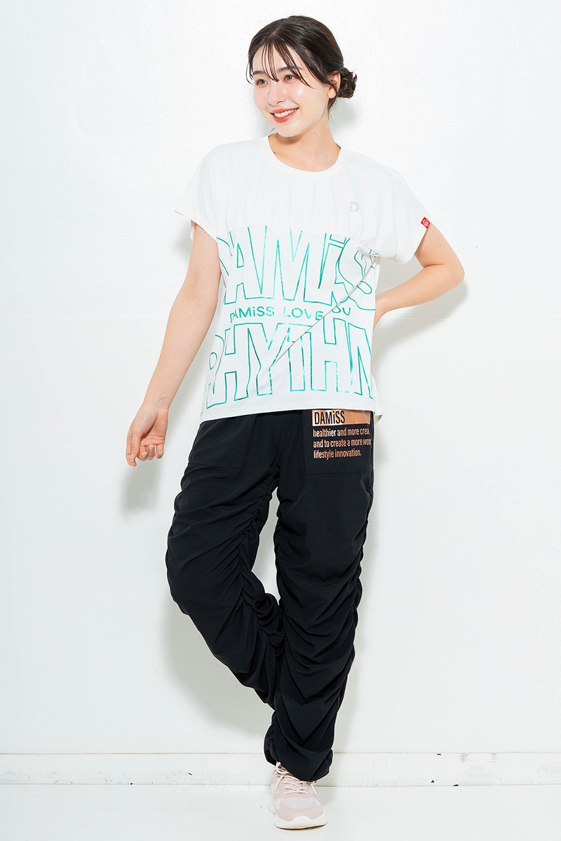 【先行割10％OFF】　ラインロゴTシャツ ホワイト　1634-1475【6/12まで】