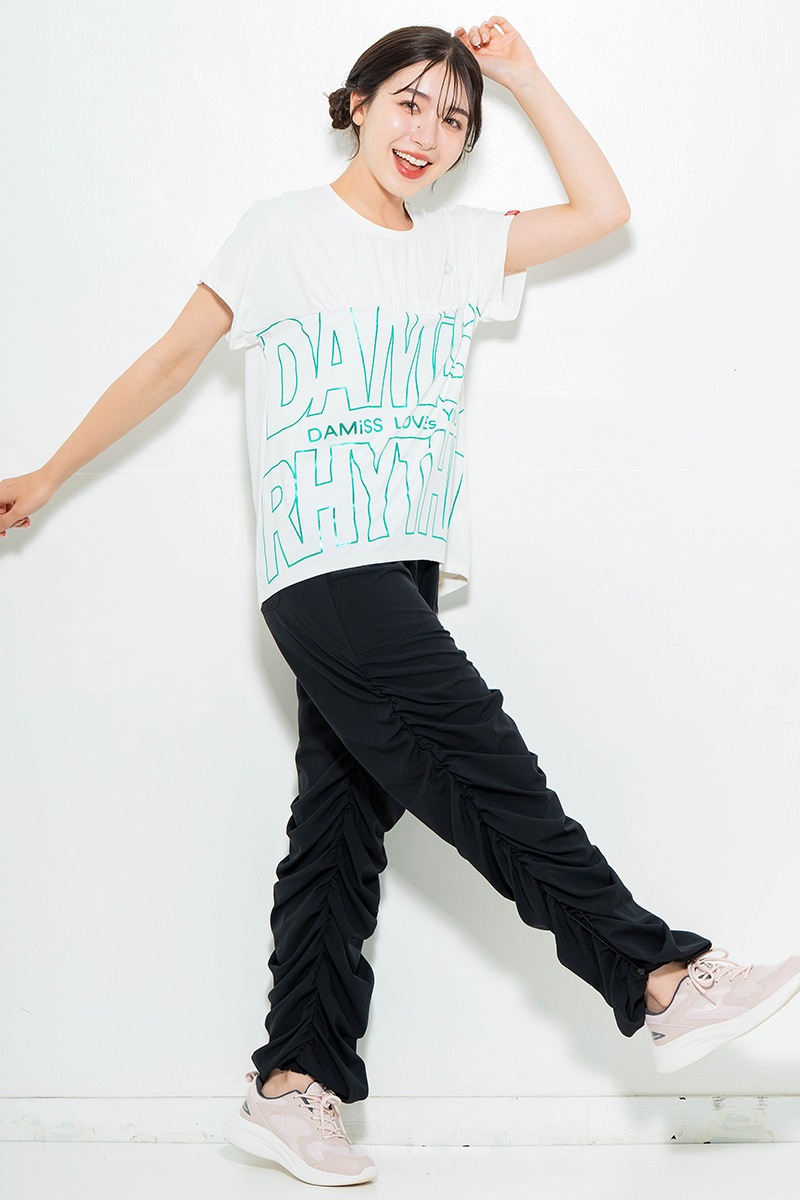 【先行割10％OFF】　ラインロゴTシャツ ホワイト　1634-1475【6/12まで】