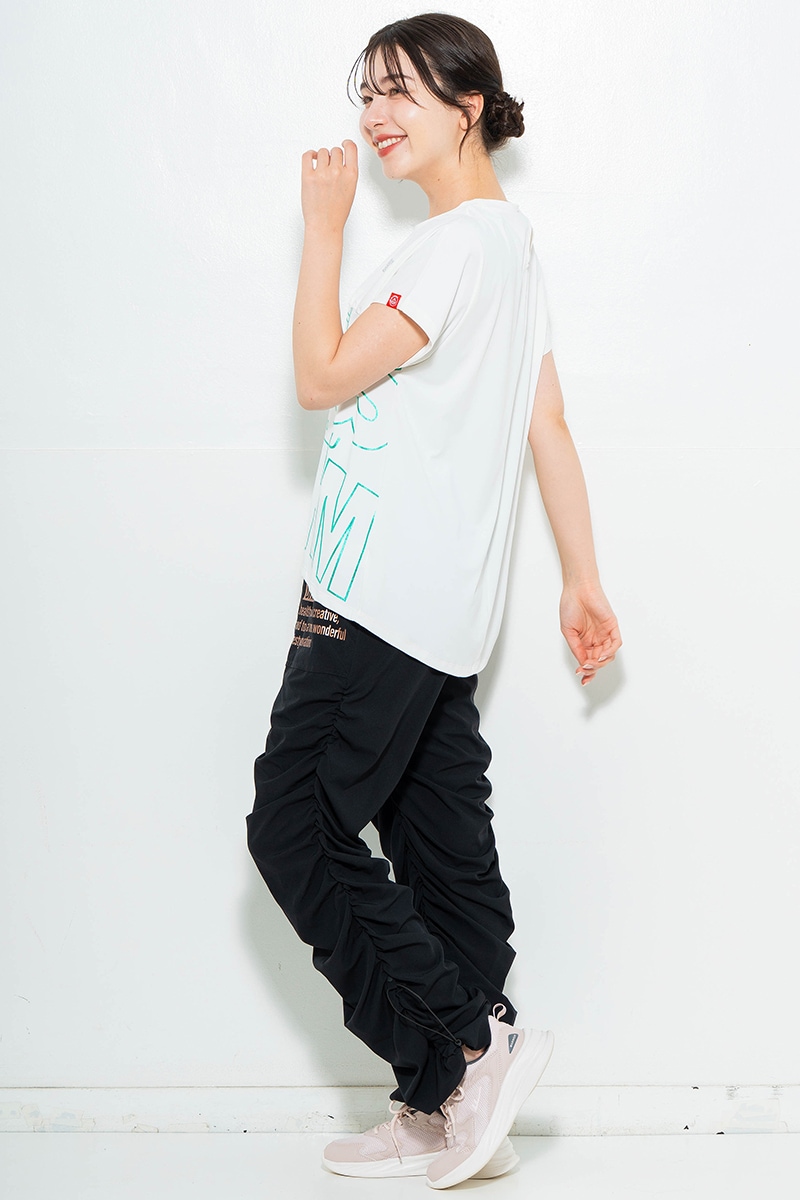【先行割10％OFF】　ラインロゴTシャツ ホワイト　1634-1475【6/12まで】