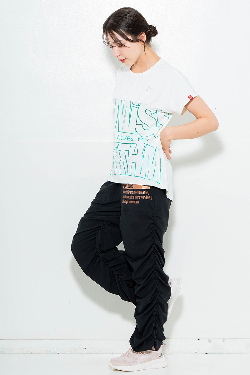 【先行割10％OFF】　ラインロゴTシャツ ホワイト　1634-1475【6/12まで】