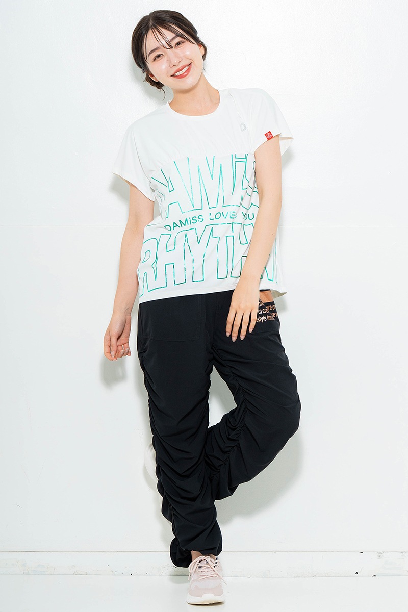 【先行割10％OFF】　ラインロゴTシャツ ホワイト　1634-1475【6/12まで】