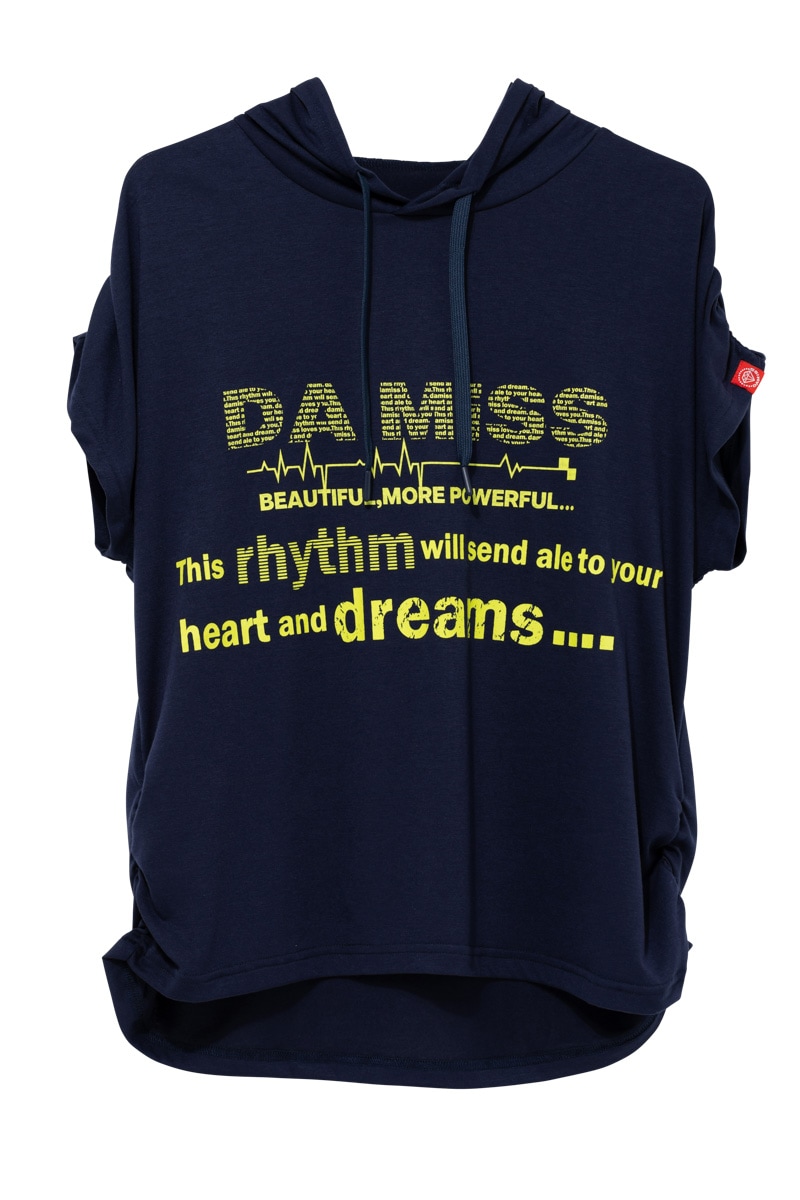 シャーリングパーカーTシャツ オレンジ 1434-1506 | D SHOP 着