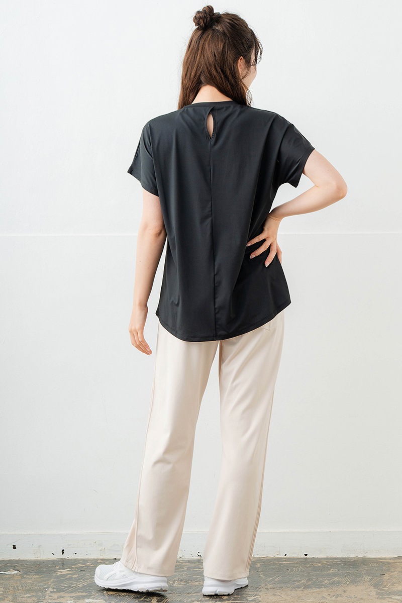 ラインロゴTシャツ ブラック 1634-1475