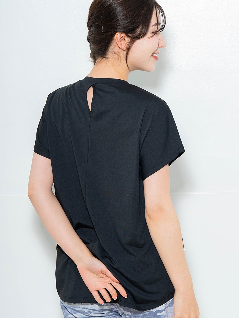 ラインロゴTシャツ ブラック 1634-1475