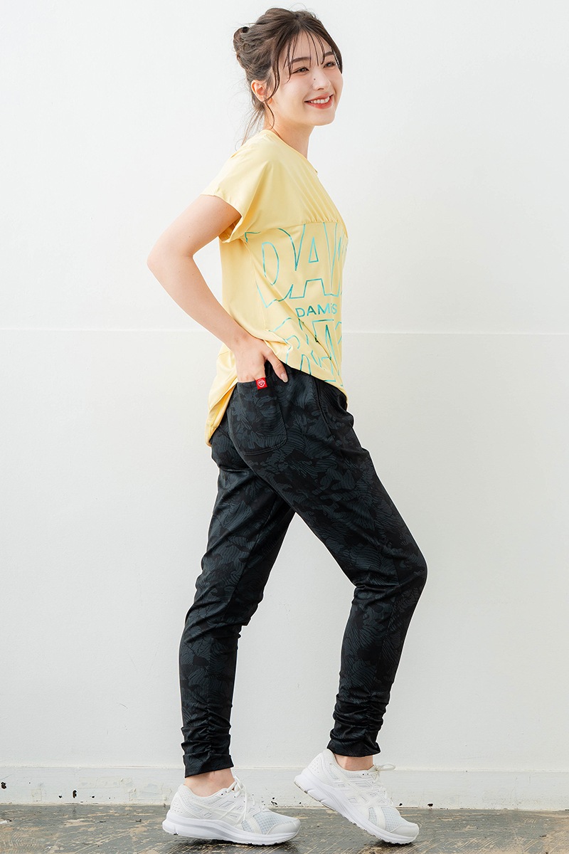 【先行割10％OFF】　ラインロゴTシャツ イエロー　1634-1475【6/12まで】