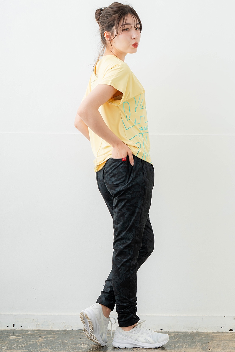 【先行割10％OFF】　ラインロゴTシャツ イエロー　1634-1475【6/12まで】