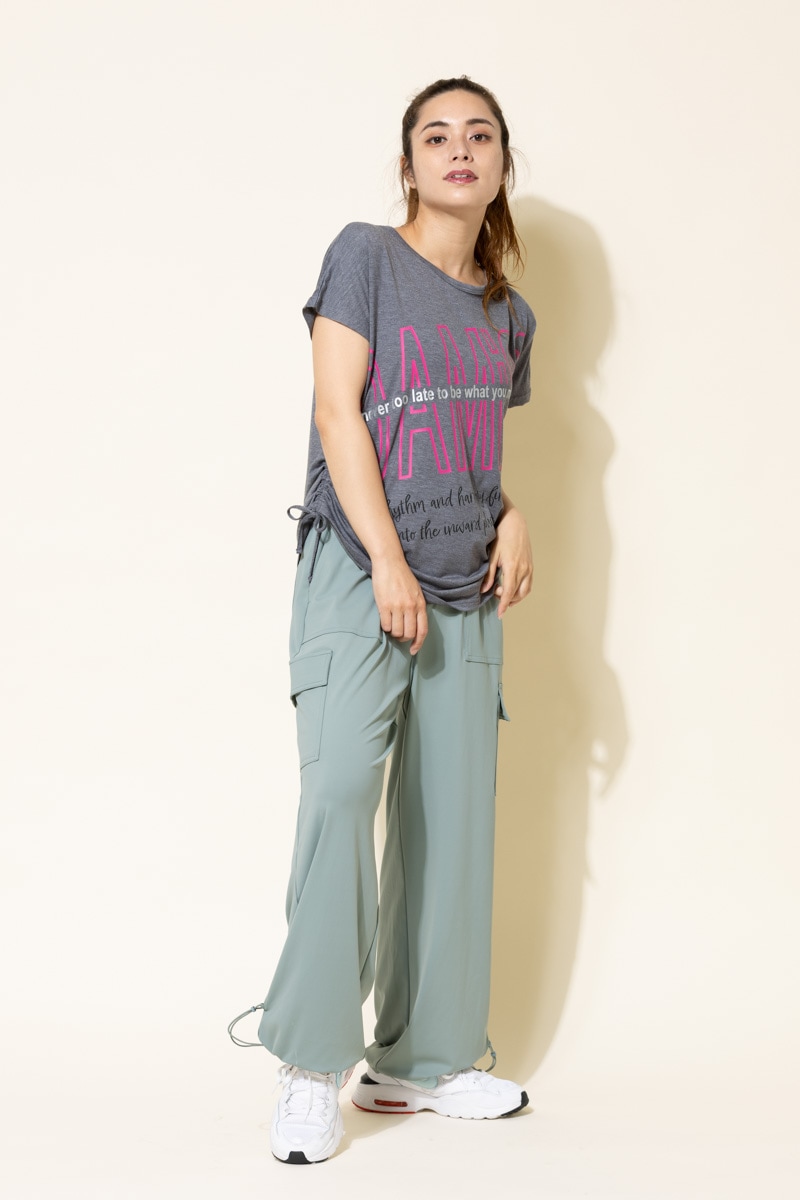 BigロゴシャーリングTシャツ 杢グレー 1434-1508