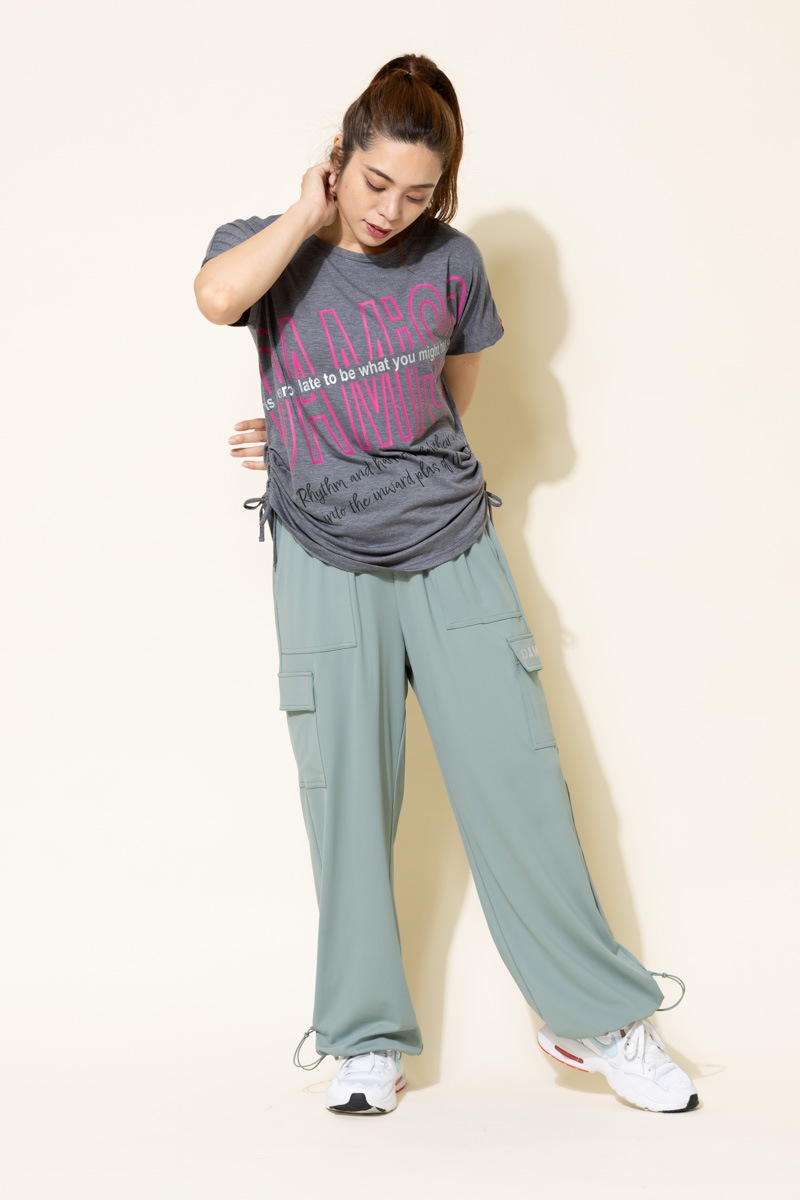 BigロゴシャーリングTシャツ 杢グレー 1434-1508