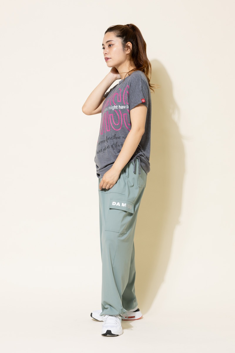 BigロゴシャーリングTシャツ 杢グレー 1434-1508