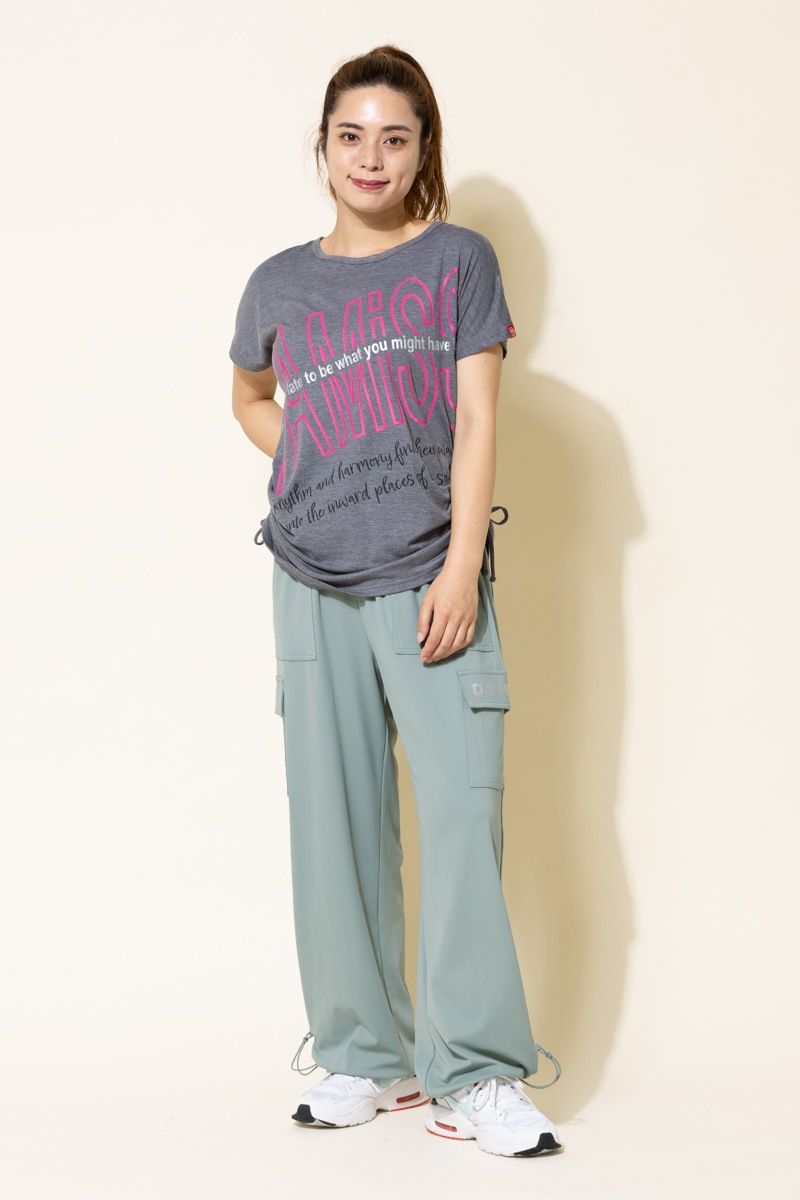 BigロゴシャーリングTシャツ 杢グレー 1434-1508