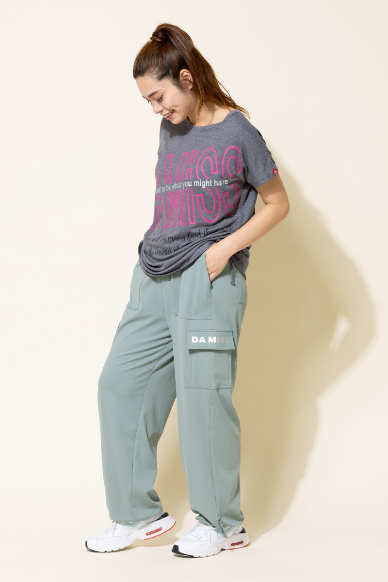 BigロゴシャーリングTシャツ 杢グレー 1434-1508