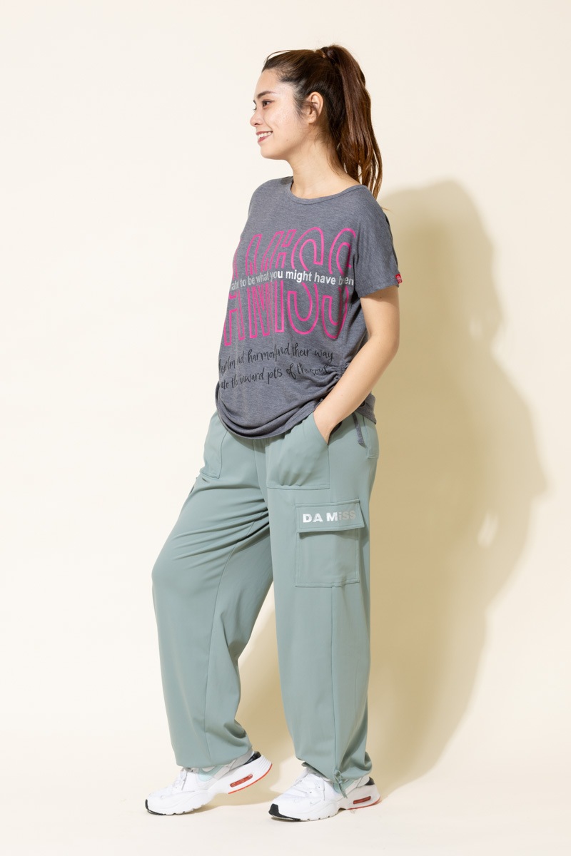 BigロゴシャーリングTシャツ 杢グレー 1434-1508