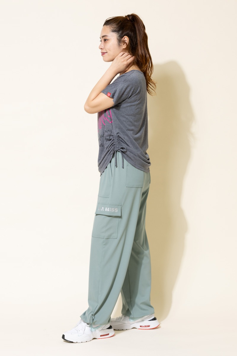 BigロゴシャーリングTシャツ 杢グレー 1434-1508