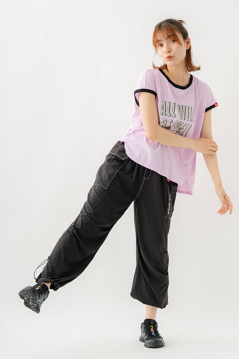Airyワイドカーゴパンツ ブラック 1532-1434