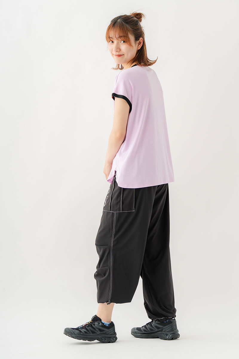 Airyワイドカーゴパンツ ブラック 1532-1434