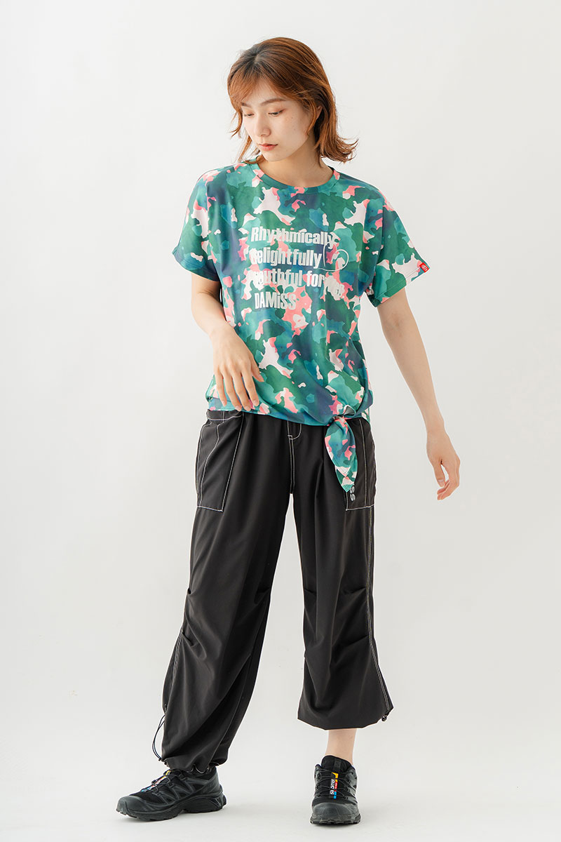 Airyワイドカーゴパンツ ブラック 1532-1434