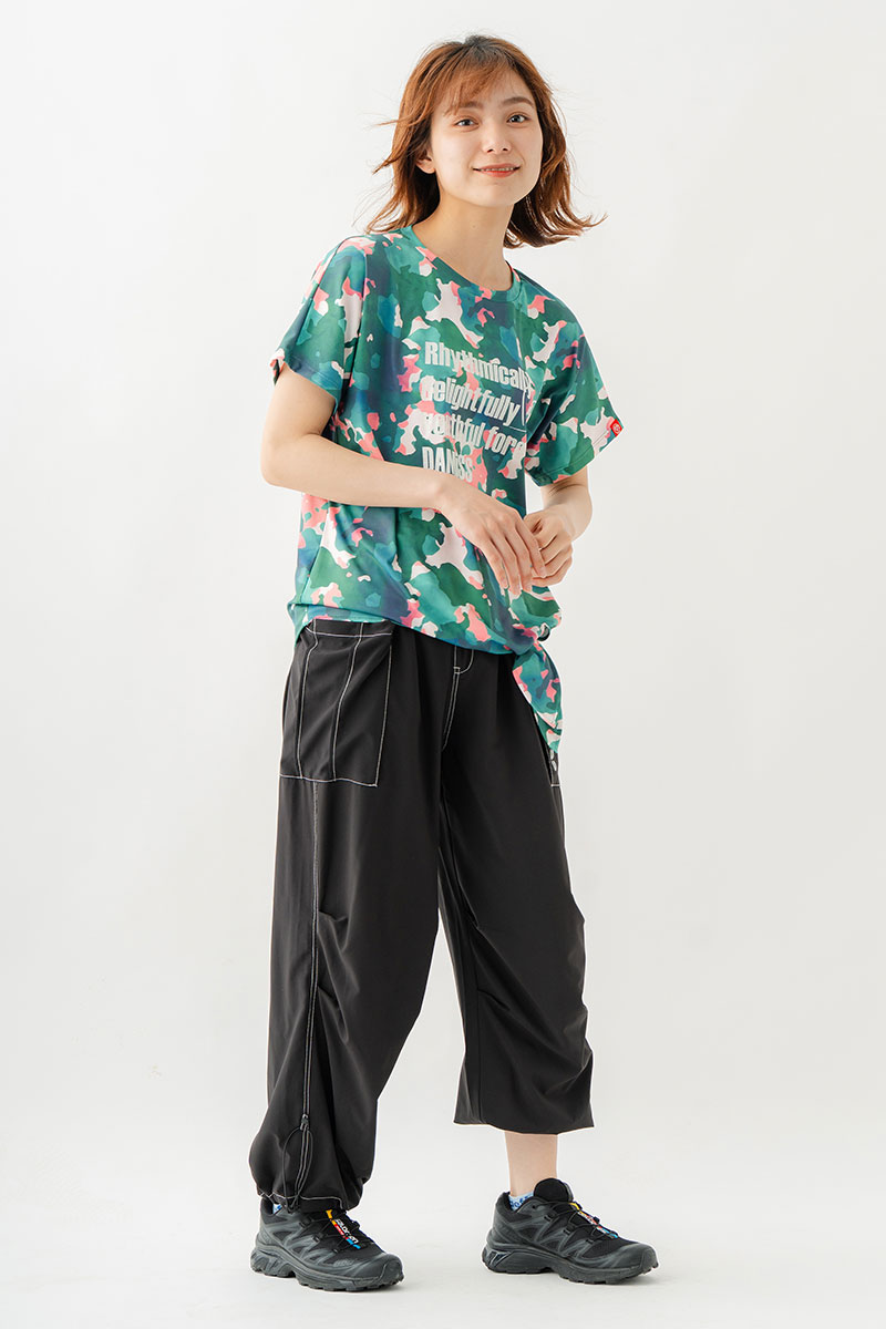 Airyワイドカーゴパンツ ブラック 1532-1434