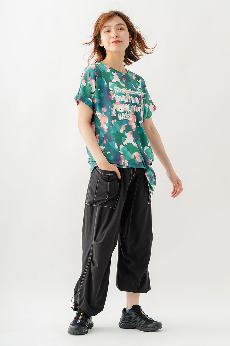 Airyワイドカーゴパンツ ブラック 1532-1434