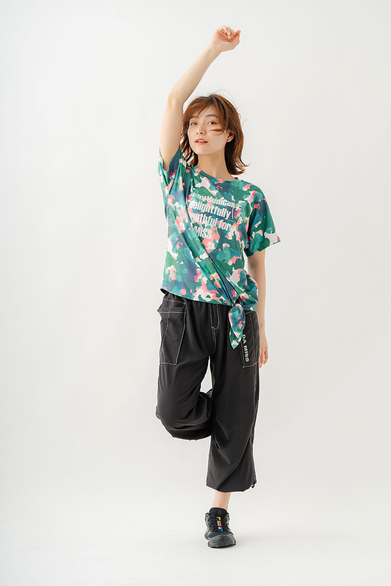 Airyワイドカーゴパンツ ブラック 1532-1434