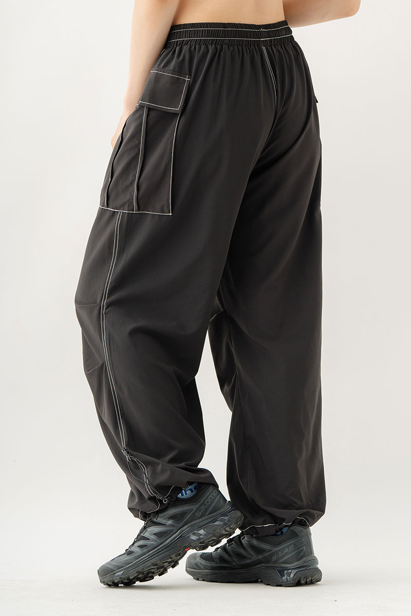 Airyワイドカーゴパンツ ブラック 1532-1434 | D SHOP 着心地のいい高