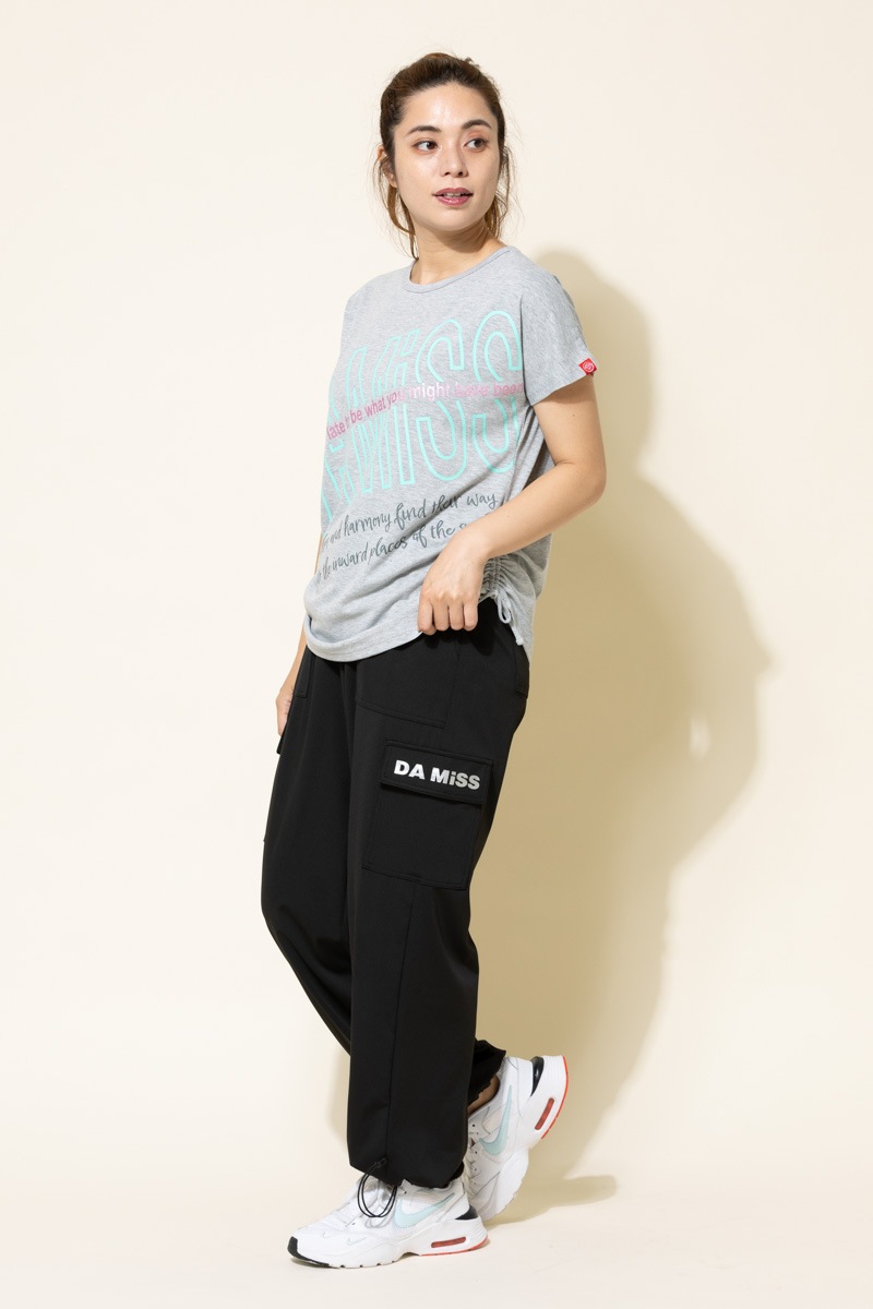 BigロゴシャーリングTシャツ 杢ライトグレー 1434-1508