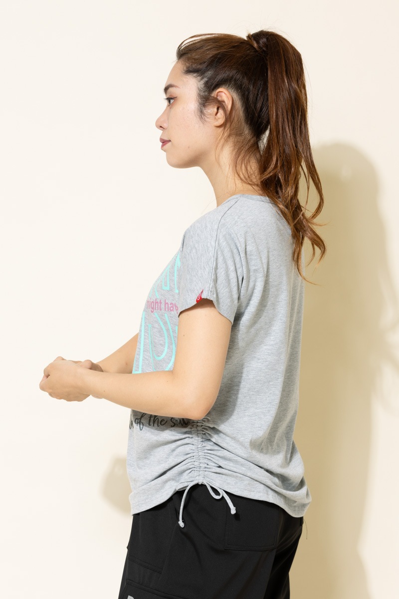 BigロゴシャーリングTシャツ 杢ライトグレー 1434-1508