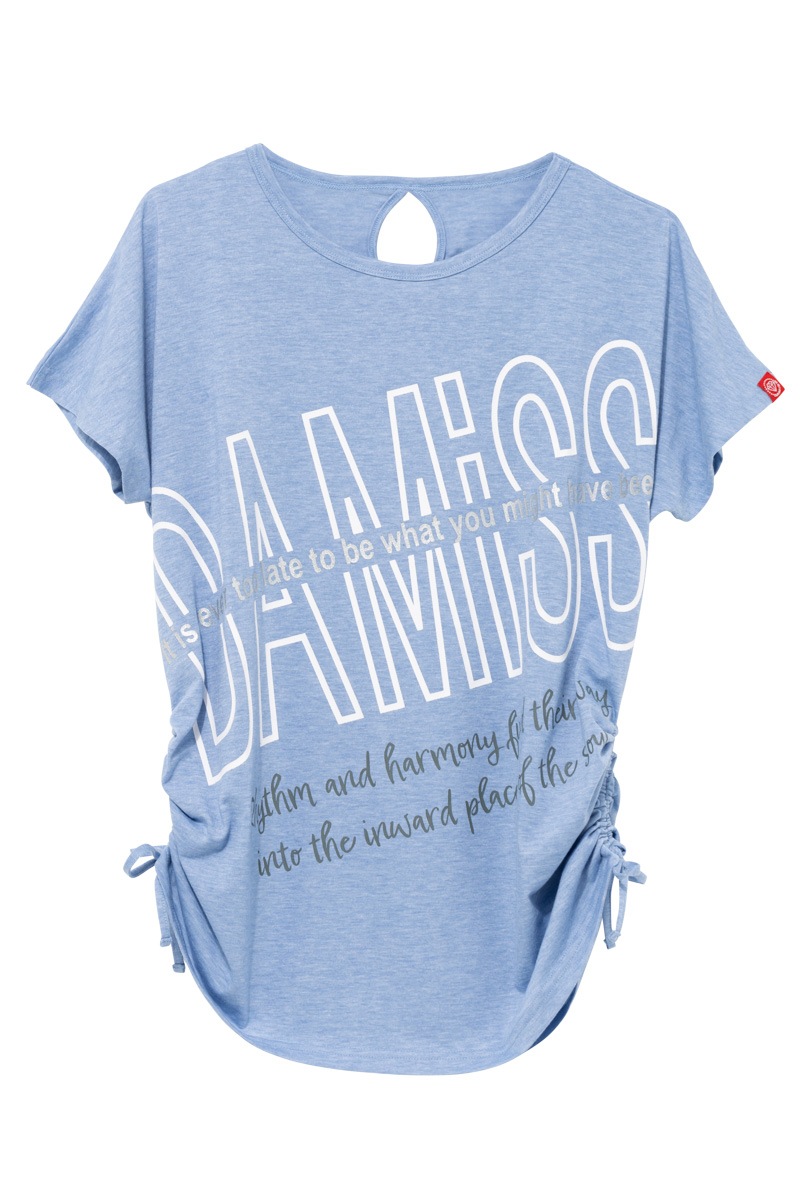 BigロゴシャーリングTシャツ 杢ライトグレー 1434-1508