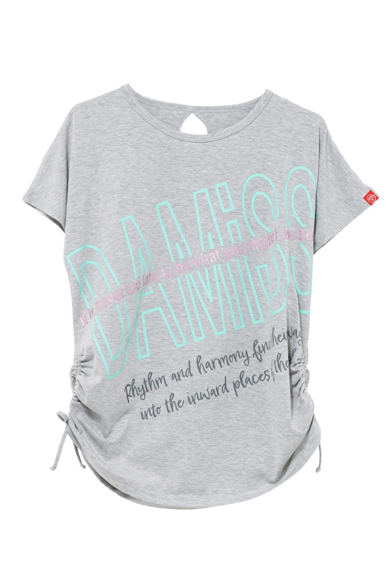 BigロゴシャーリングTシャツ 杢ライトグレー 1434-1508