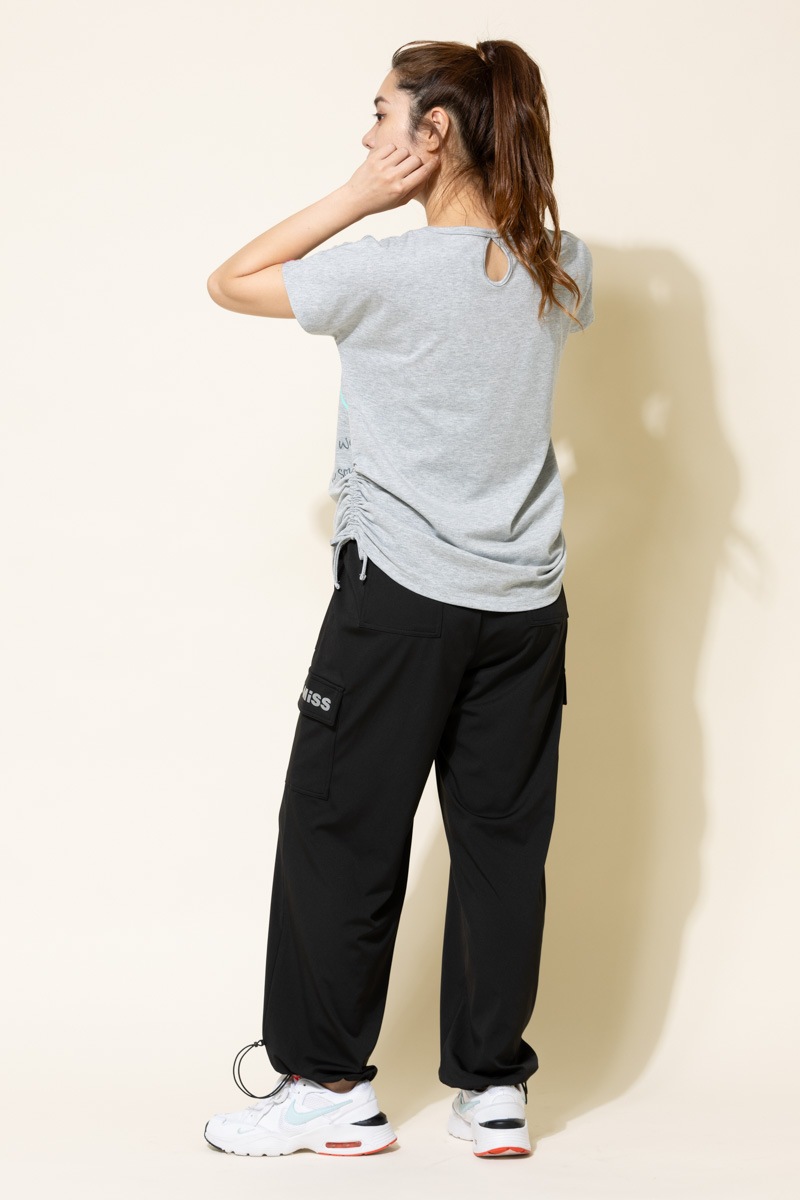 BigロゴシャーリングTシャツ 杢ライトグレー 1434-1508