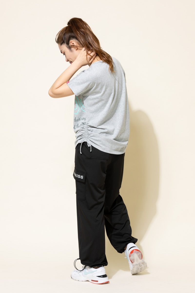 BigロゴシャーリングTシャツ 杢ライトグレー 1434-1508